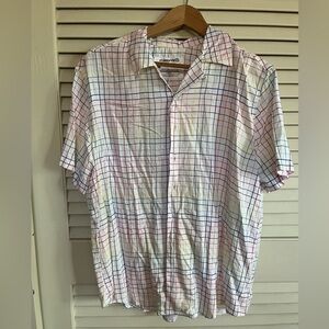 NWT Target Pride Short-Sleeve Button-Down, men’s size L